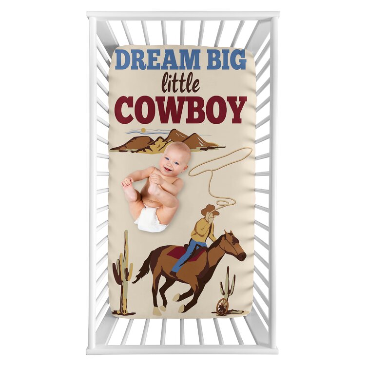 Cowboy crib clearance sheets